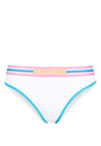 Dsquared2 striped-edge briefs - Weiß