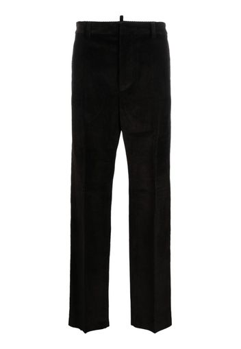 Dsquared2 straight-leg corduroy trousers - Schwarz