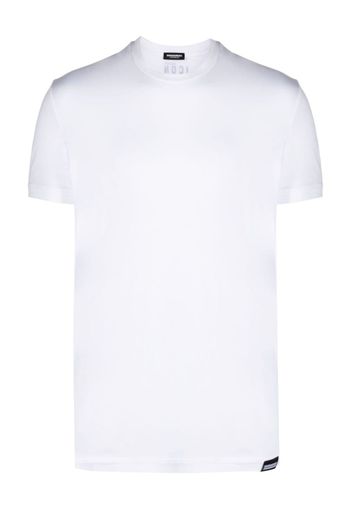 Dsquared2 logo-patch cotton T-shirt - Weiß