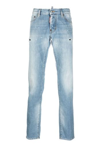 Dsquared2 low-rise slim-fit jeans - Blau