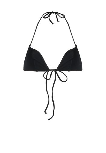 Dsquared2 Be Icon triangle bikini top - Schwarz