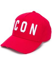 Dsquared2 Baseballkappe mit "Icon"-Stickerei - Rot