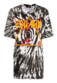 Dsquared2 T-Shirt mit Batikmuster - Schwarz