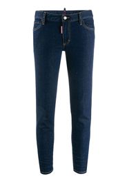 Dsquared2 'Twiggy' Cropped-Jeans - Blau