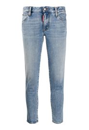 Dsquared2 Cropped-Jeans - Blau