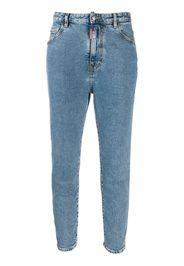 Dsquared2 Cropped-Skinny-Jeans - Blau