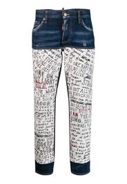Dsquared2 Jeans mit Print - Blau