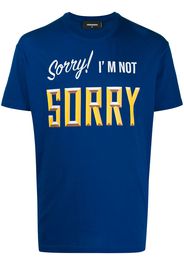 Dsquared2 T-Shirt mit Logo-Print - Blau