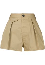 Dsquared2 Hoch sitzende Shorts - Nude