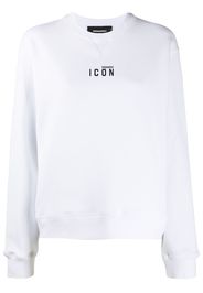 Dsquared2 Sweatshirt mit "Icon"-Print - Weiß