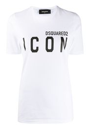 Dsquared2 T-Shirt mit "Icon"-Print - Weiß