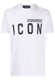 Dsquared2 T-Shirt mit "Icon"-Print - Weiß