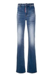 Dsquared2 Ausgeblichene Schlagjeans - Blau