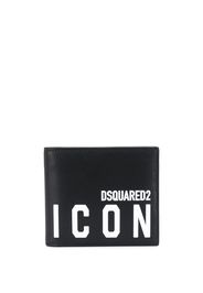 Dsquared2 Portemonnaie mit "Icon"-Print - Schwarz