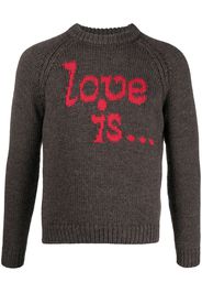 Dsquared2 'Love is...' Pullover - Braun