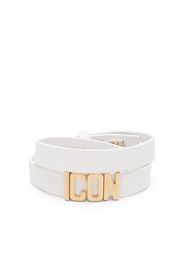 Dsquared2 Armband aus Leder - Weiß