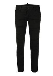 Dsquared2 Halbhohe Cropped-Jeans - Schwarz