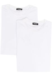 Dsquared2 2er-Set klassische T-Shirts - Weiß