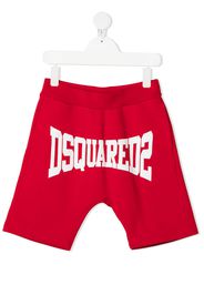 Dsquared2 Kids Joggingshorts mit Logo-Print - Rot