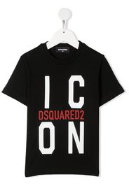 Dsquared2 Kids T-Shirt mit "Icon"-Print - Schwarz