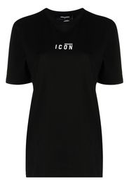 Dsquared2 T-Shirt mit Logo-Print - Schwarz