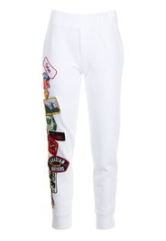 Dsquared2 patch-detail track pants - Weiß