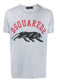 Dsquared2 T-Shirt mit Logo-Print - Grau