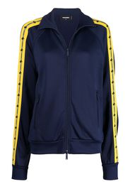 Dsquared2 Sportjacke mit Logo-Taping - Blau