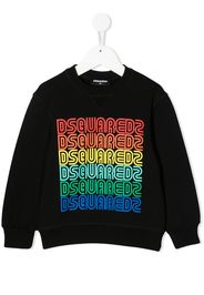 Dsquared2 Kids Sweatshirt mit Logo-Print - Schwarz