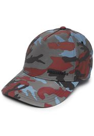 Dsquared2 Baseballkappe mit Camouflage-Print - Blau