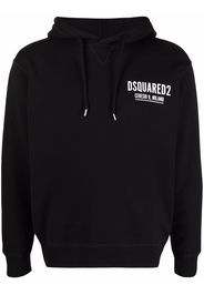 Dsquared2 Hoodie mit Logo-Print - Schwarz