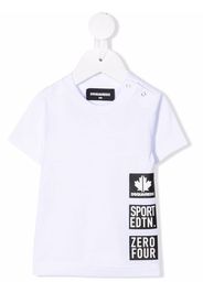 Dsquared2 Kids T-Shirt mit Ahornblatt-Print - Weiß