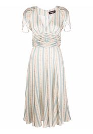 Dsquared2 Ausgestelltes Kleid mit Blumen-Print - Nude