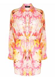 Dsquared2 Hemdkleid mit Batik-Print - 001S MULTICOLOR