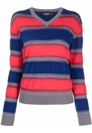 Dsquared2 Pullover mit V-Ausschnitt - Blau