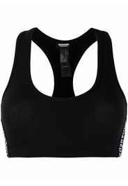 Dsquared2 Sport-BH mit Logo-Print - Schwarz