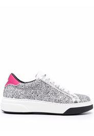 Dsquared2 Sneakers mit Glitter-Effekt - Silber