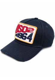 Dsquared2 1964 Baseballkappe mit Logo-Patch - Blau
