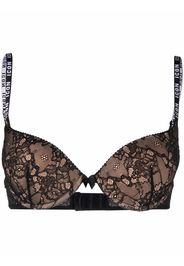 Dsquared2 Icon-strap lace bra - Schwarz