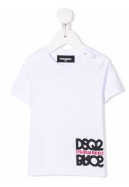 Dsquared2 Kids logo-print round-neck T-shirt - Weiß