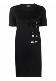 Dsquared2 logo patch T-shirt - Schwarz