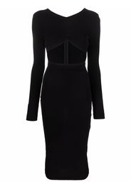 Dsquared2 Kleid mit Cut-Out - Schwarz