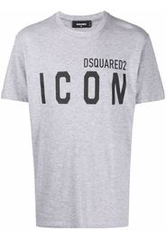 Dsquared2 T-Shirt mit Logo-Print - Grau