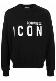 Dsquared2 Sweatshirt mit "Icon"-Print - Schwarz