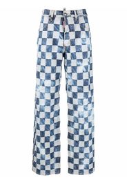 Dsquared2 Jeans mit weitem Bein - Blau