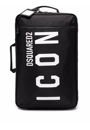 Dsquared2 Koffer mit Logo - Schwarz