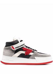 DSQUARED2 Sneakers mit Logo-Print - Grau