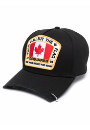 Dsquared2 logo-patch cap - Schwarz