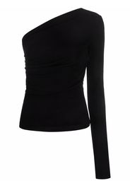 Dsquared2 one-shoulder long-sleeve top - Schwarz