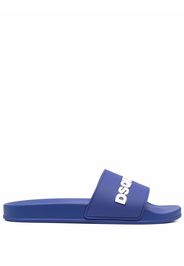 Dsquared2 logo-embossed sliders - Blau